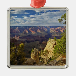 Grand Canyon från södra kanten vid solnedgång, 6 Julgransprydnad Metall