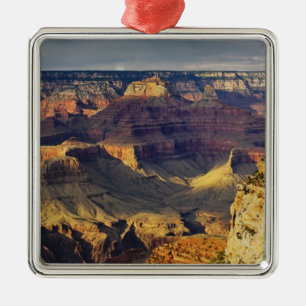 Grand Canyon från södra kanten vid solnedgång, Julgransprydnad Metall