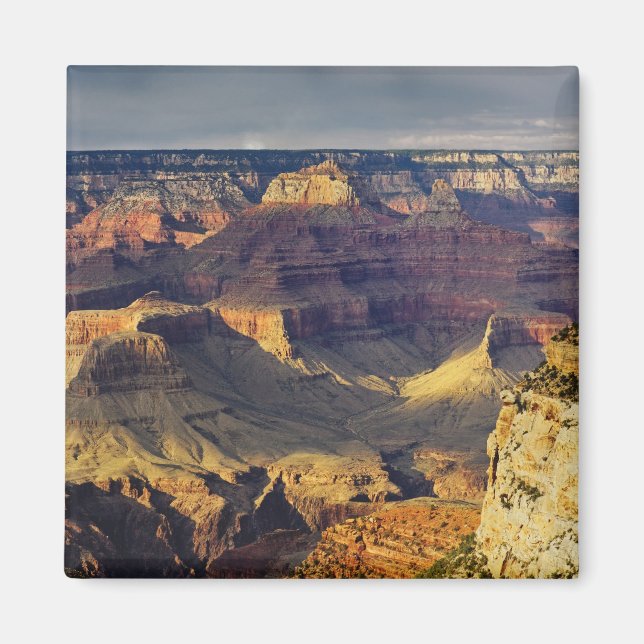 Grand Canyon från södra kanten vid solnedgång, Magnet (Framsidan)