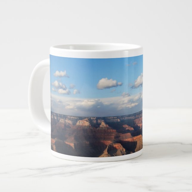 Grand Canyon från South Rim i Arizona Jumbo Mugg (Framsida vänster)