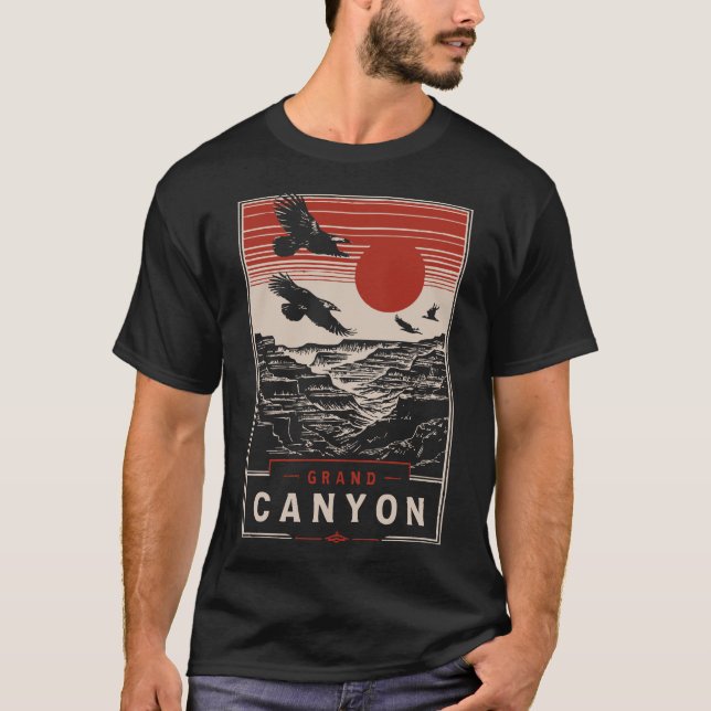 Grand Canyon - Futuristiska Urban-utseende T Shirt (Framsida)