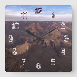 Grand Canyon Fyrkantig Klocka