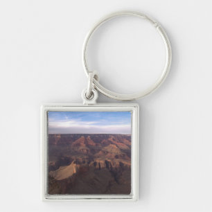 Grand Canyon Fyrkantig Silverfärgad Nyckelring