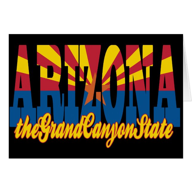 Grand Canyon Hälsningskort (Framsidan Horizontal)