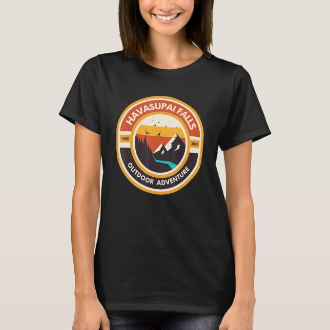 Grand Canyon Havasu Falls Arizona hiking camping   T Shirt (Framsida)