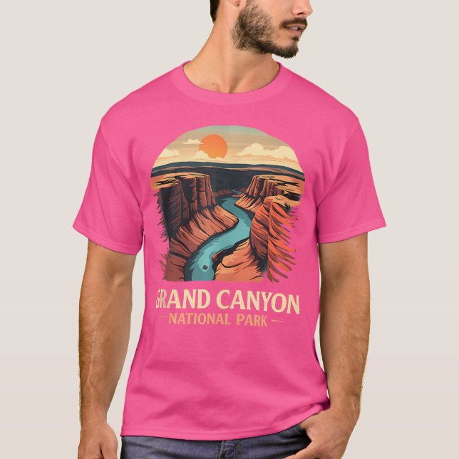Grand Canyon Hiking Tee Arizona nationalpark (Framsida)