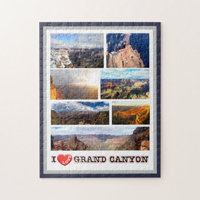 Grand Canyon - I Kärlek - Förenade Stater - Pussel (Vertikal)