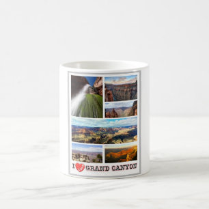 Grand Canyon - I Kärlek - USA - Kaffemugg