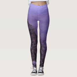 Grand Canyon i purpurfärgad damasker Leggings