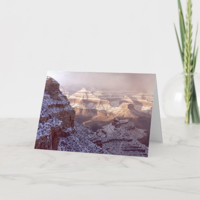 Grand Canyon i Winter Kort (Framsida)