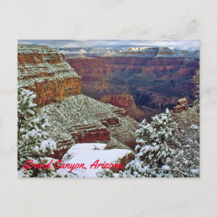 Grand Canyon i Winter Vykort