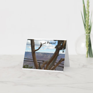 Grand Canyon inramad notecard Kort