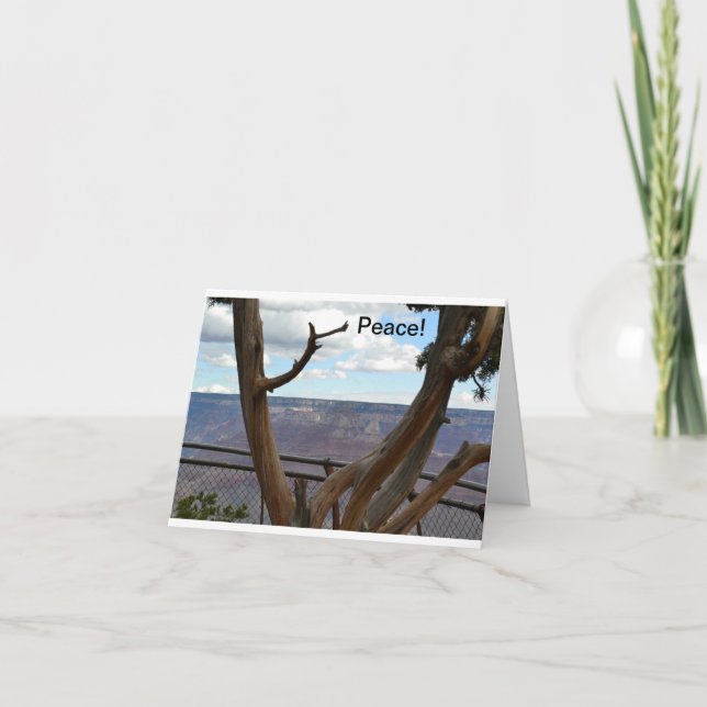 Grand Canyon inramad notecard Kort (Framsida)