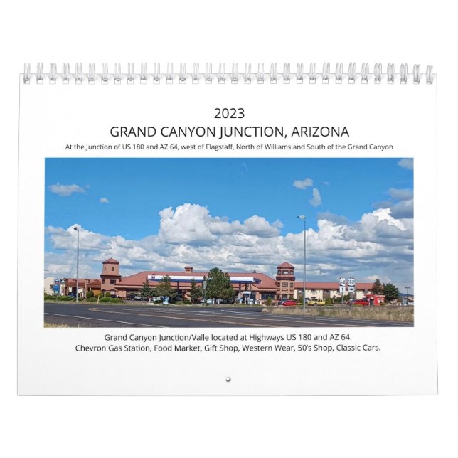 GRAND CANYON JUNCTION, ARIZONA 2023 CALENDAR KALENDER (Omslag)