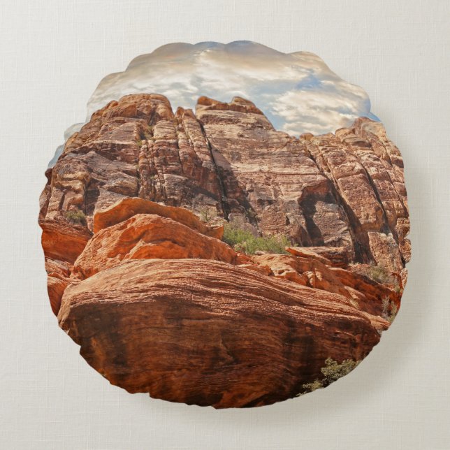 Grand Canyon Las Vegas Nevada Rund Kudde (Framsidan)