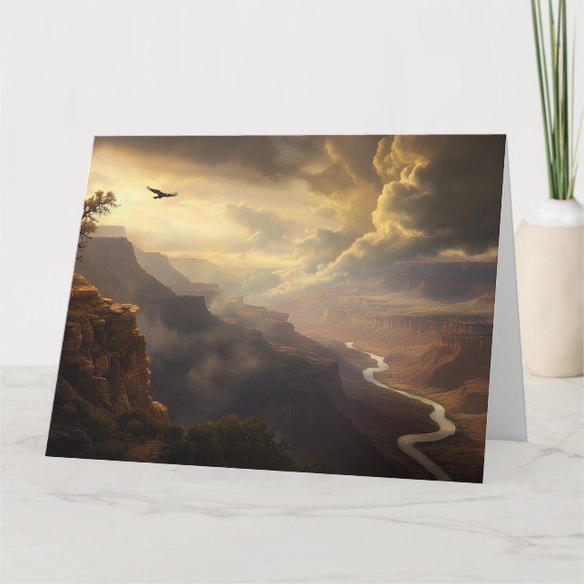 Grand Canyon Majestät: Glad fars dag Kort (Framsida)