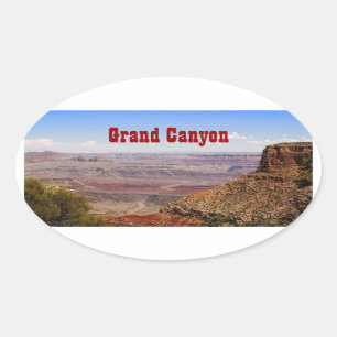 Grand Canyon Moran halv liter. Oval klistermärke