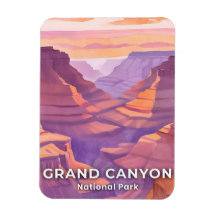 Grand Canyon National Park Akvarell Reskonst