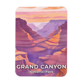 Grand Canyon National Park Akvarell Reskonst Magnet