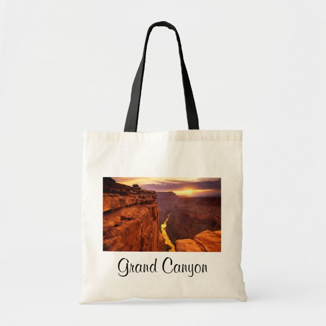 Grand Canyon National Park Arizona Canvas Tote Bag Tygkasse (Framsidan)
