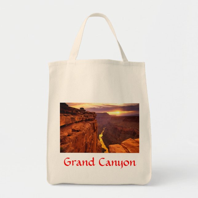 Grand Canyon National Park Arizona Livsmedel Tote Tygkasse (Framsidan)