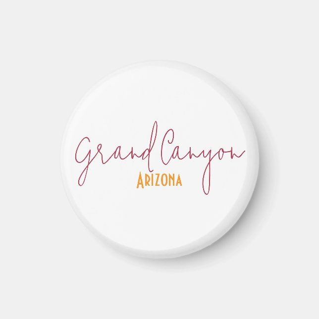 Grand Canyon National Park Arizona Souvenir Magnet (Framsidan)