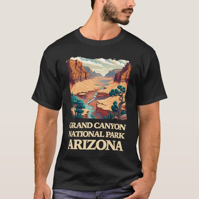 Grand Canyon National Park Arizona T Shirt (Framsida)