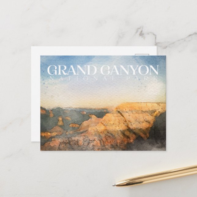 Grand Canyon National Park, Arizona vykort (Fram/Back In Situ)