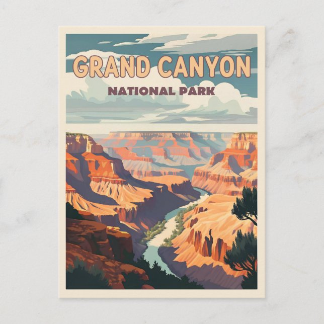 Grand Canyon National Park - Ett naturens underver Vykort (Framsida)