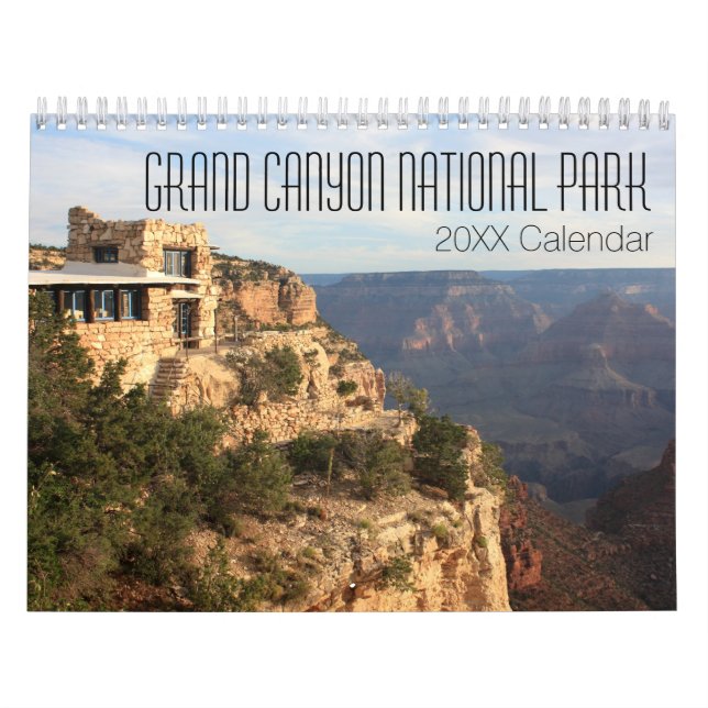 Grand Canyon National Park Fotografering Kalender (Omslag)