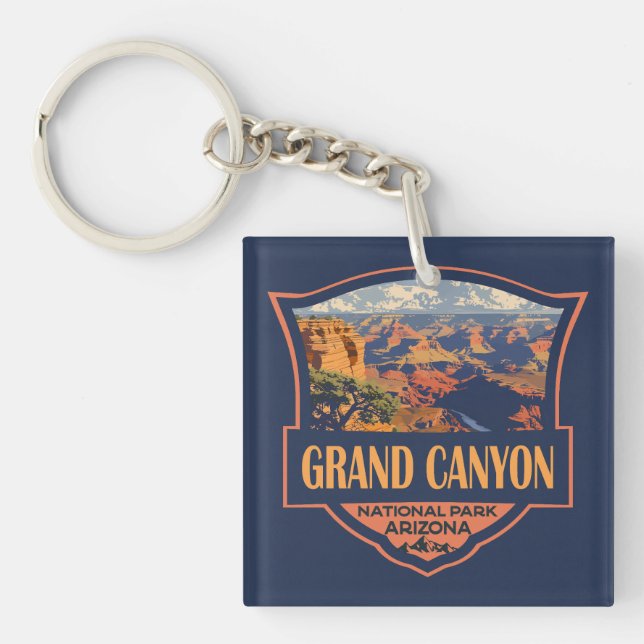 Grand Canyon National Park Illustration Resa Konst (Framsidan)