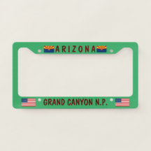 Grand Canyon National Park License Plate Ram