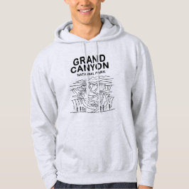 Grand Canyon National Park Line Art Hoodie