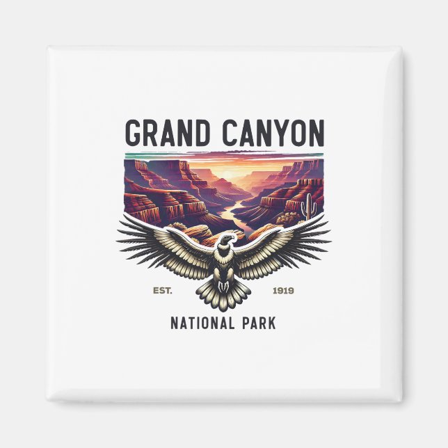 Grand Canyon National Park  Magnet (Framsidan)