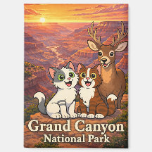 Grand Canyon National Park Magnet på svenska
