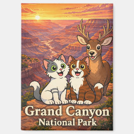Grand Canyon National Park Magnet på svenska