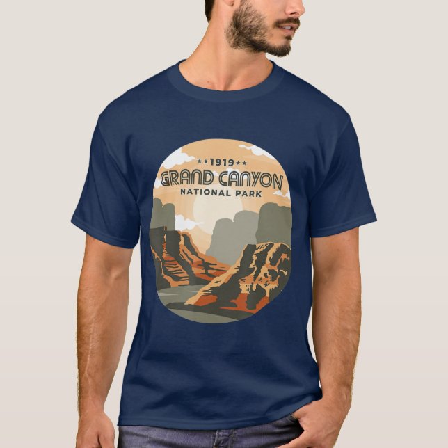Grand Canyon National Park North Rim Arizona T Shirt (Framsida)