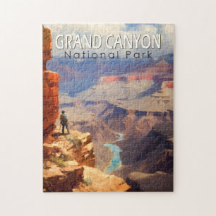 Grand Canyon National Park Oljemålning Art Travel Pussel