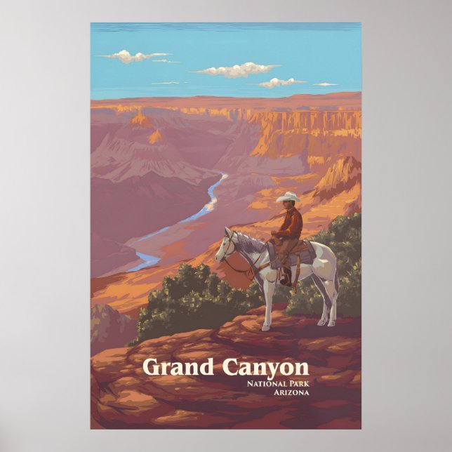 Grand Canyon National Park Reseskylt Poster (Framsidan)