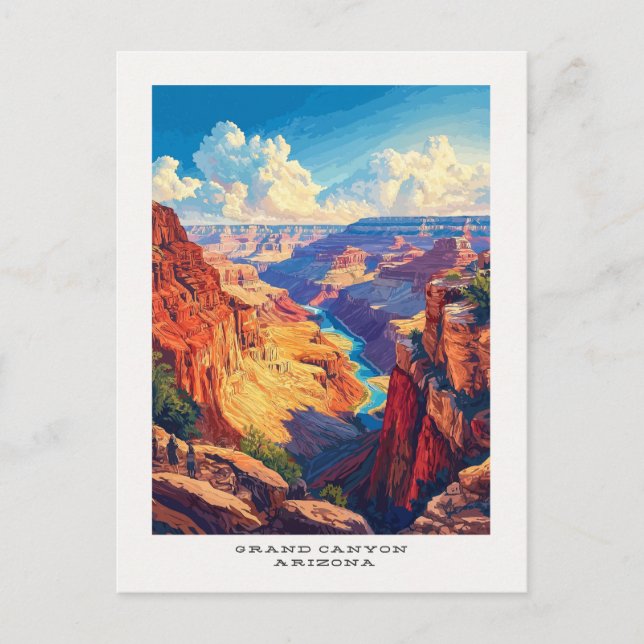 Grand Canyon National Park Resevykort Vykort (Framsida)