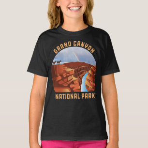 Grand Canyon National Park retro North Rim Arizona T Shirt