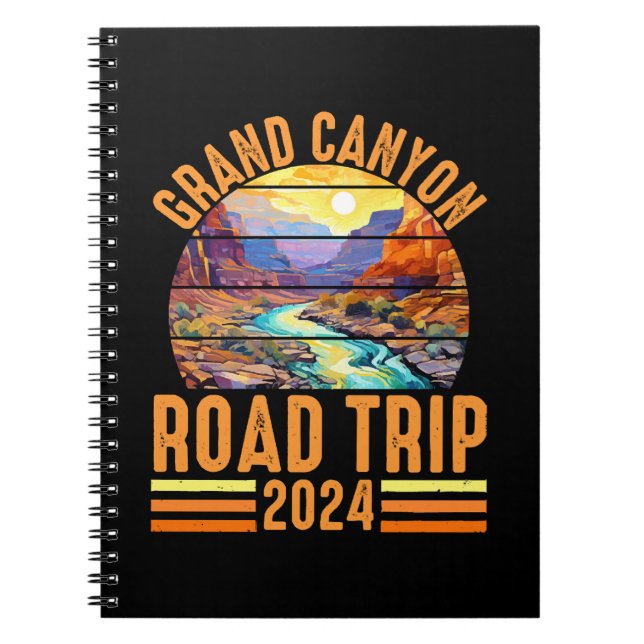 Grand Canyon National Park Road Resa 2024 Anteckningsbok (Framsidan)
