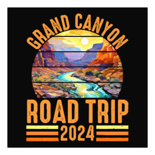 Grand Canyon National Park Road Trip 2024 Fototryck