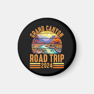 Grand Canyon National Park Road Trip 2024 Magnet