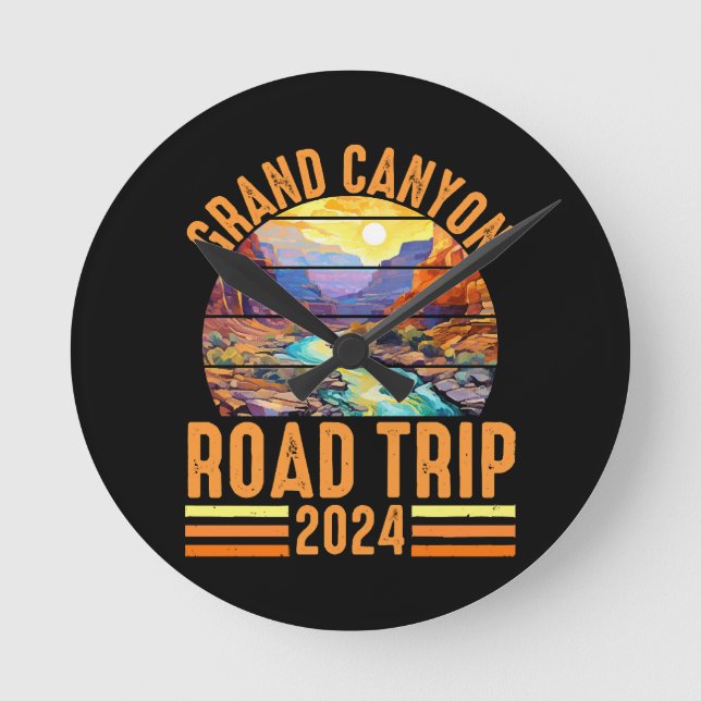 Grand Canyon National Park Road Trip 2024 Rund Klocka (Framsida)