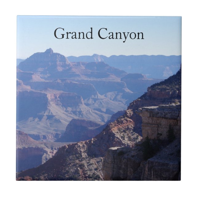 Grand Canyon National Park, södra kanten      Kakelplatta (Framsidan)