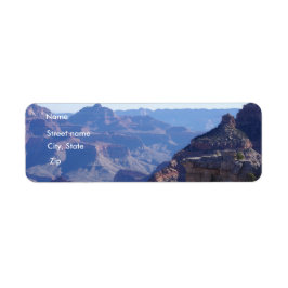 Grand Canyon National Park, South Rim Returadress Etikett