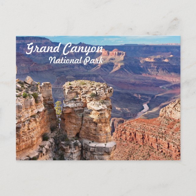 Grand Canyon National Park South Rim Vykort (Framsida)