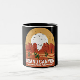 Grand Canyon National Park Souvenir Arizona Road Två-Tonad Mugg
