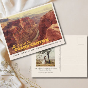 Grand Canyon National Park Spara datum Postkort Vykort